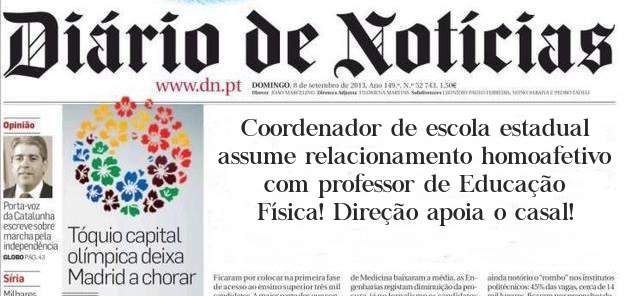 Coordenador de escola estadual assume relacionamento homoafetivo com professor de Educação Física! Direção apoia o casal!