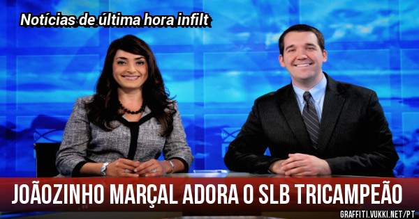 Joãozinho marçal adora o SLB tricampeão