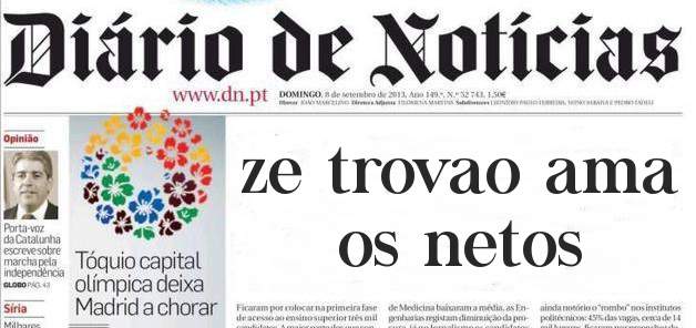 ze trovao ama os netos