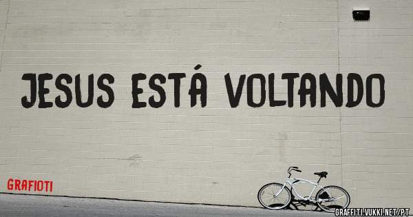 Jesus está voltando