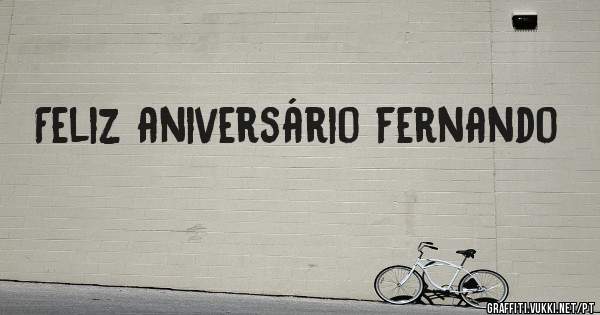 Feliz aniversário fernando