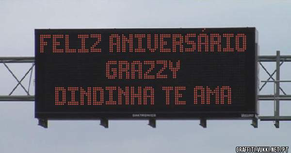 Feliz aniversário  Grazzy
Dindinha te ama