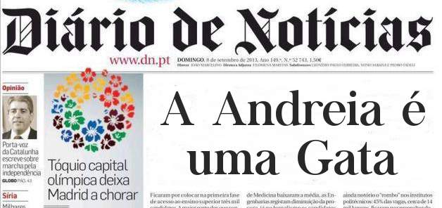 A Andreia é uma Gata