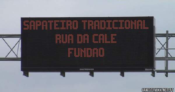 Sapateiro tradicional
Rua da cale
Fundao