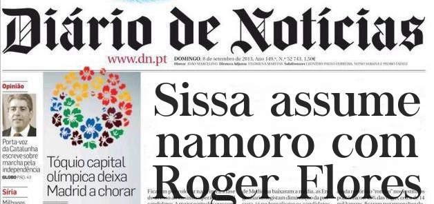 Sissa assume namoro com Roger Flores 