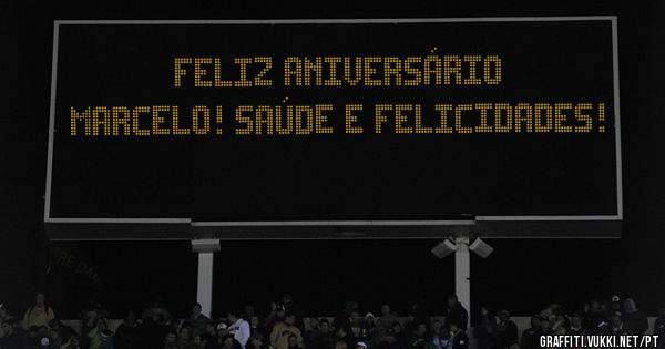 Feliz aniversário Marcelo! Saúde e Felicidades!