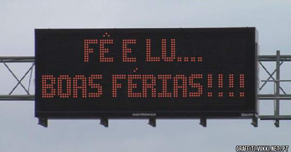 Fê e Lu....
Boas férias!!!!