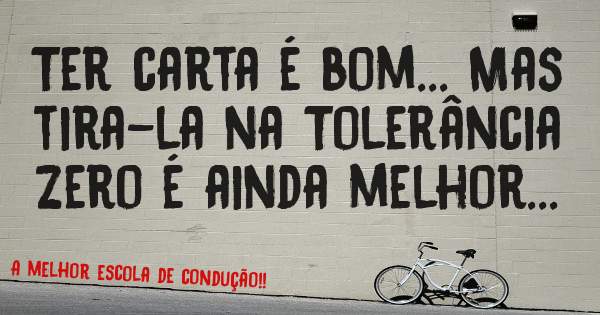 Ter carta é bom... Mas tira-la na Tolerância Zero é ainda melhor...