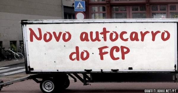 Novo autocarro do FCP 