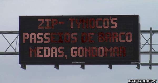 Zip- Tynoco's
Passeios de barco
Medas, Gondomar 