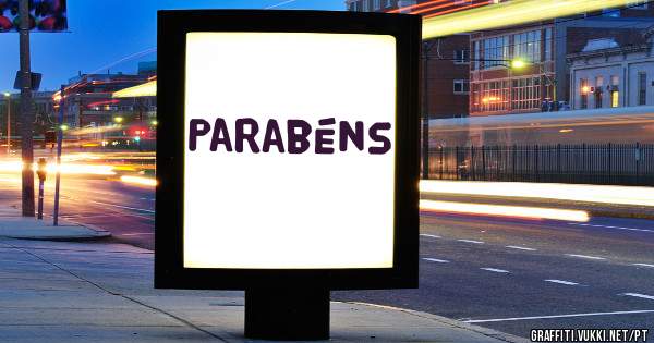 Parabéns 