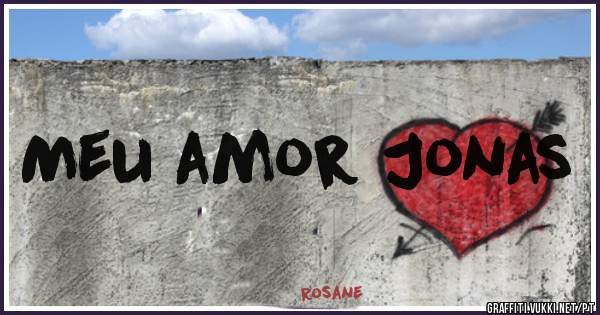 Meu amor Jonas