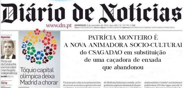 PATRÍCIA MONTEIRO É A NOVA ANIMADORA SOCIO-CULTURAl do CSAGADAO em substituição de uma caçadora de enxada que abandonou