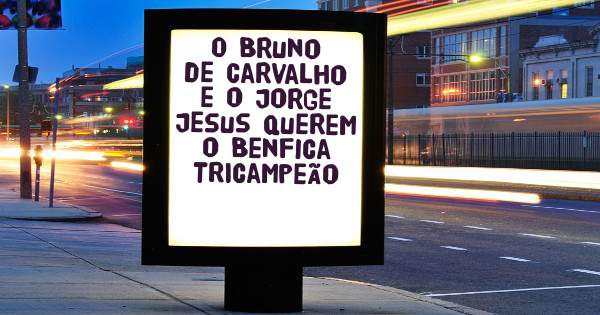 O Bruno de Carvalho e o Jorge Jesus querem o Benfica TRIcampeão