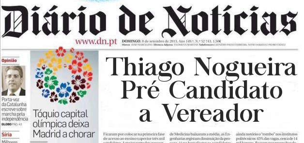 Thiago Nogueira Pré Candidato a Vereador