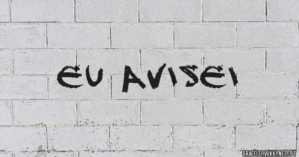 EU AVISEI