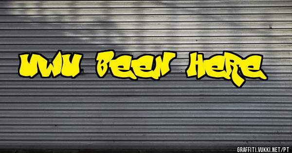 uwu been here...