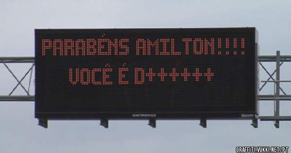 Parabéns AMILTON!!!! Você é D++++++