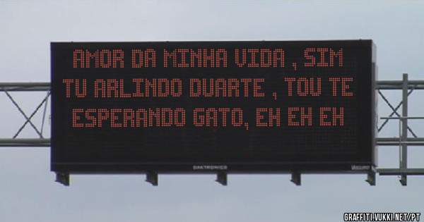 amor da minha vida , sim tu ARLINDO DUARTE , tou te esperando gato, eh eh eh 