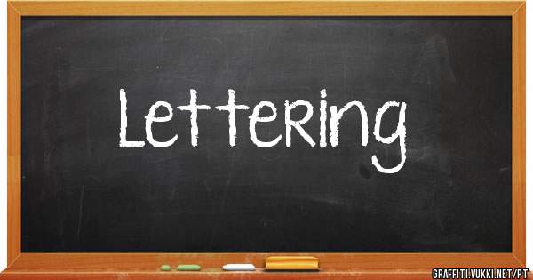 Lettering