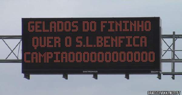 Gelados do Fininho quer o S.L.Benfica Campiaoooooooooooo
