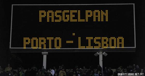 Pasgelpan
.
PORTO - lisboa 
