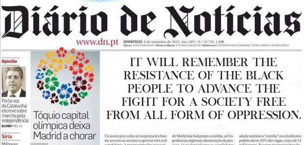 IT WILL REMEMBER THE RESISTANCE OF THE BLACK PEOPLE TO ADVANCE THE FIGHT FOR A SOCIETY FREE FROM ALL FORM OF OPPRESSION.