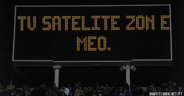 Tv satelite zon e meo. 