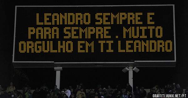 Leandro sempre e para sempre . Muito orgulho em ti Leandro 
