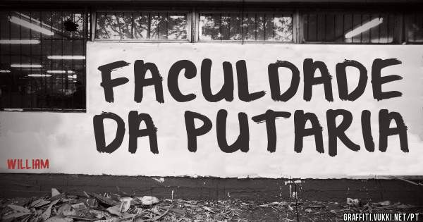 FACULDADE DA PUTARIA