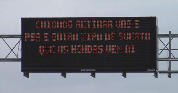 Cuidado retirar vag e PSA e outro tipo de sucata que os hondas vem aí 