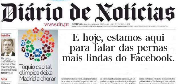 E hoje, estamos aqui para falar das pernas mais lindas do Facebook.