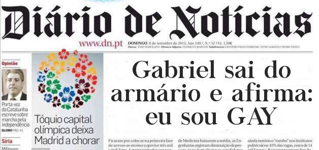 Gabriel sai do armário e afirma: eu sou GAY