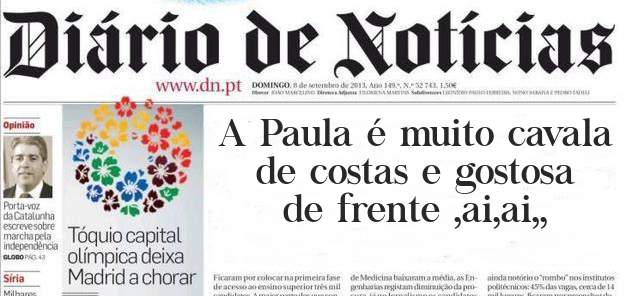 A Paula é muito cavala de costas e gostosa de frente ,ai,ai,,