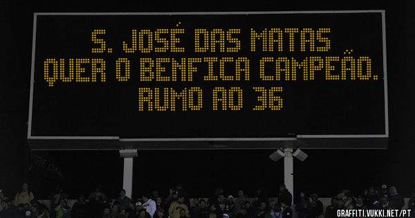 S. JOSÉ DAS MATAS QUER O BENFICA CAMPEÃO. RUMO AO 36