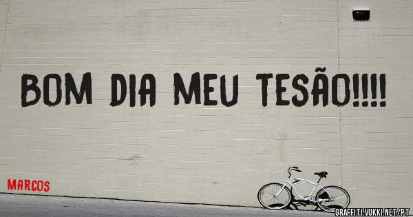 Bom dia meu tesão!!!!