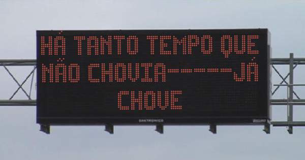 HÁ TANTO TEMPO QUE NÃO CHOVIA-----JÁ CHOVE