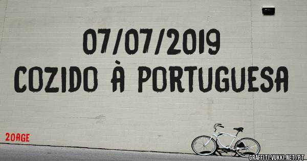 07/07/2019
Cozido à portuguesa 