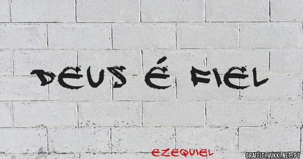 Deus é fiel