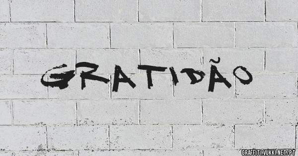 Gratidão 