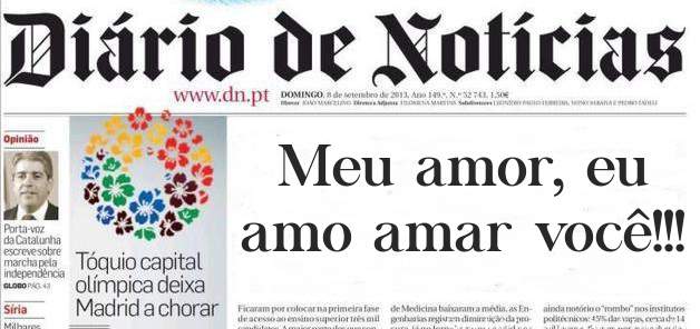 Meu amor, eu amo amar você!!! 