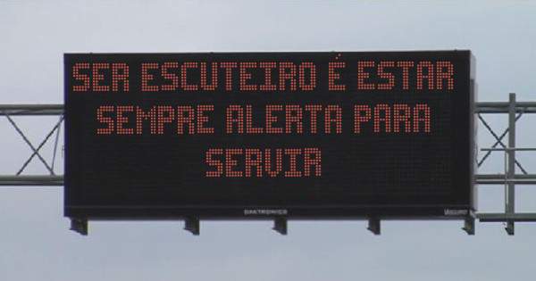 SER ESCUTEIRO É ESTAR SEMPRE ALERTA PARA SERVIR