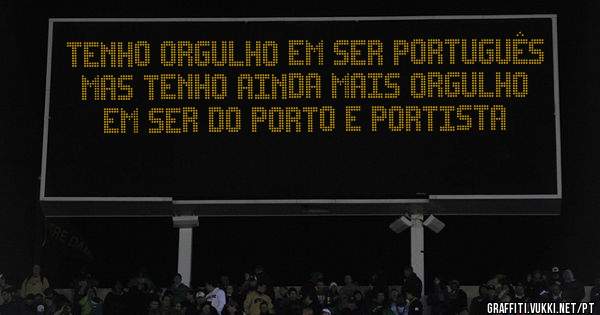 tenho orgulho em ser português mas tenho ainda mais orgulho em ser do PORTO e portista