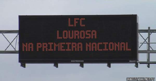 LFC 
LOUROSA
NA PRIMEIRA NACIONAL