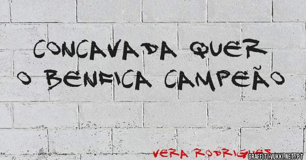 Concavada quer o Benfica campeão
