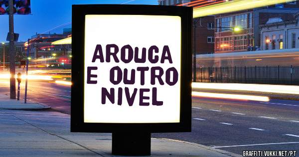 Arouca e outro nivel
