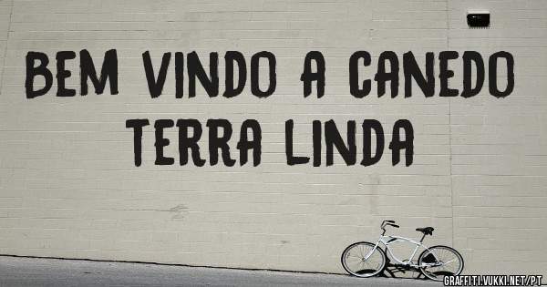 Bem vindo a canedo terra linda