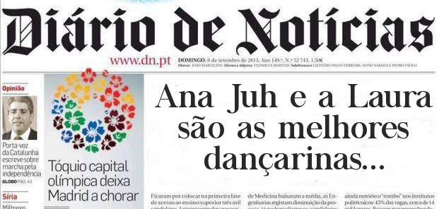 Ana Juh e a Laura são as melhores dançarinas...