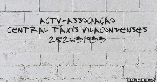 ACTV-ASSOCIAÇÃO CENTRAL TÁXIS VILACONDENSES 
252631933
