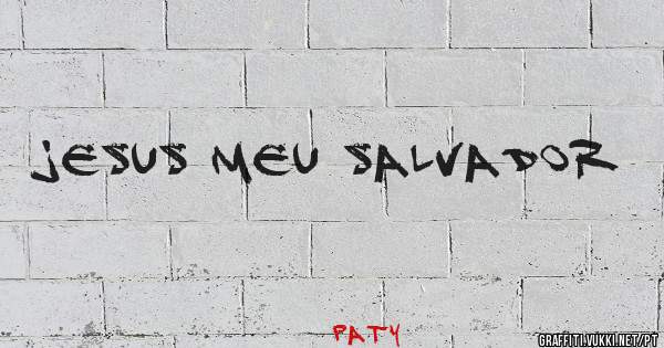 Jesus meu salvador
